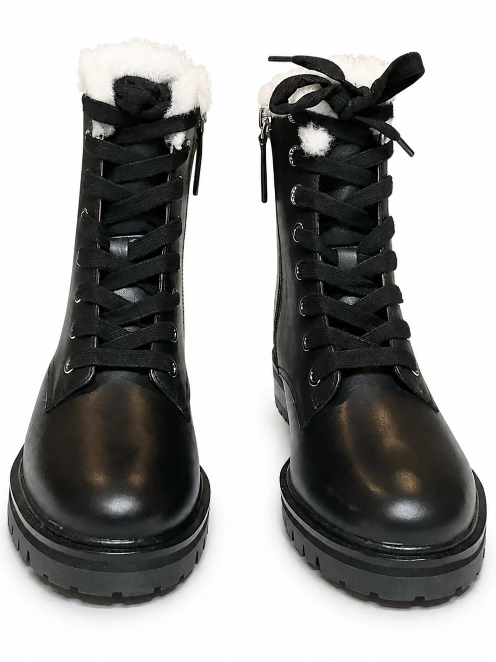 Kate Spade Jemma Black Combat Boot Womens SZ 7 Utility Gorpcore Witchy Goth